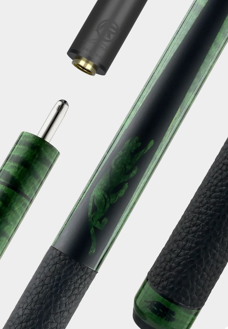 Predator SP2 GREEN STAINED CURLY MAPLE 2 - Lux wrap cue stick with 11.8 Revo Shaft