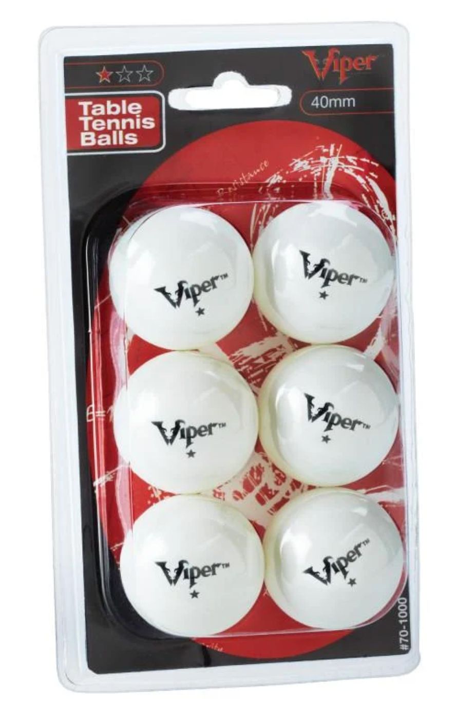 Viper One Star Table Tennis Balls