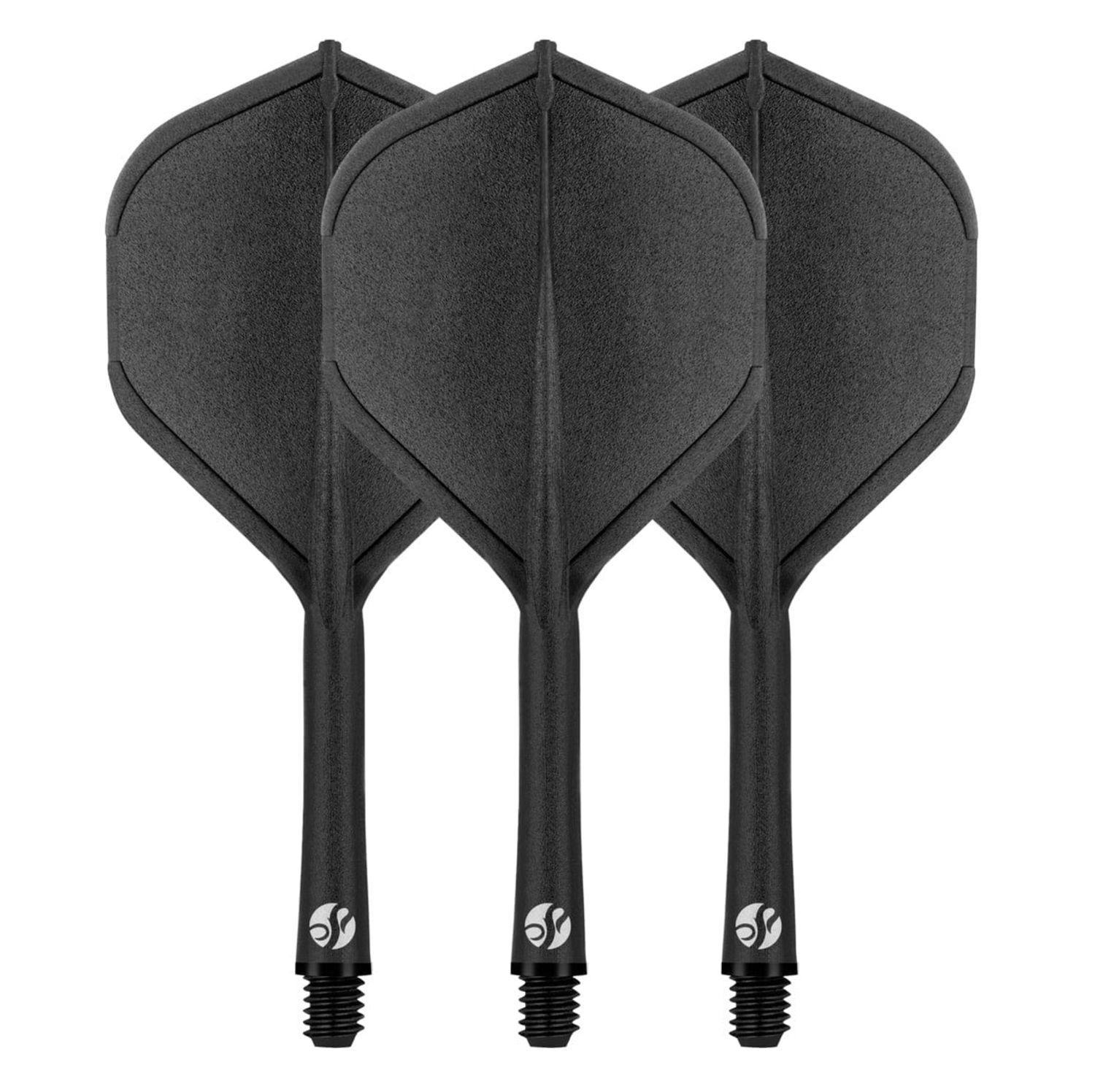 Shot Flight Deck One Piece dart Flight and shaft system-Tricolor-Short