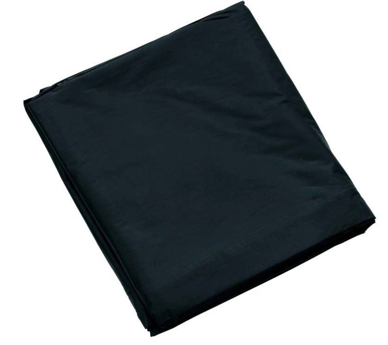 8' Plastic Pool Table Cover w/weighted Corners-Black