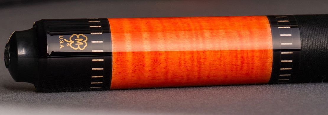 McDermott G241C Orange October 2026 Cue Stick of the Month with 125mm G-Core Shaft
