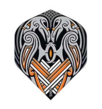 Viking Raven dart flight set-standard Black
