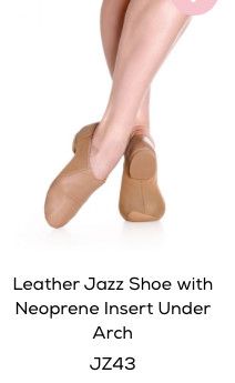 Jazz Shoes, Color: Caramel, Width: M, Length: 13child