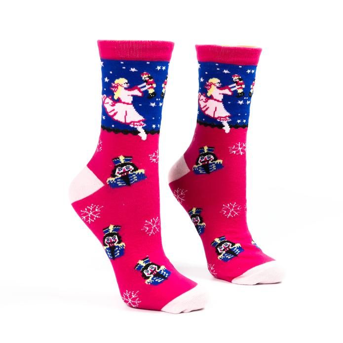 Nutcracker dreaming clara socks, Size: child