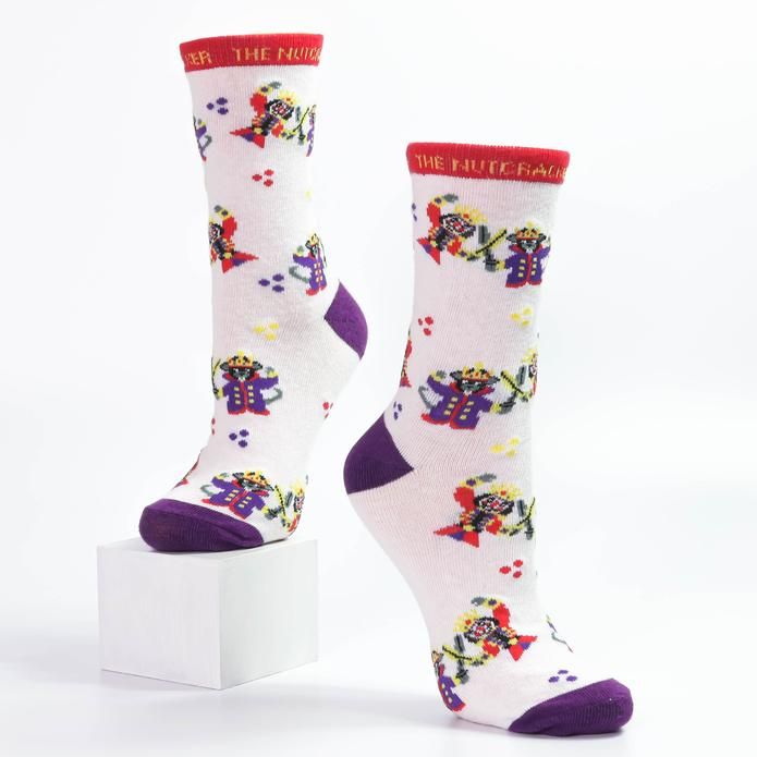 Nutcracker battle scene socks, Size: child