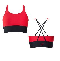 Energetiks Red Crop Top/Sports Bra