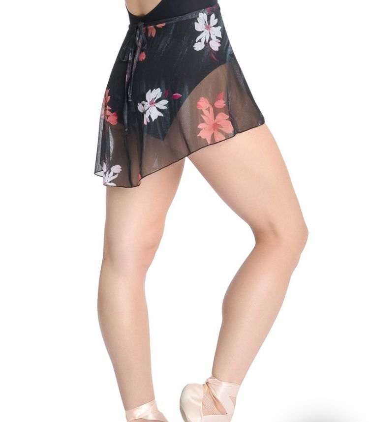 Sarah Mearns matching wrap mesh skirt