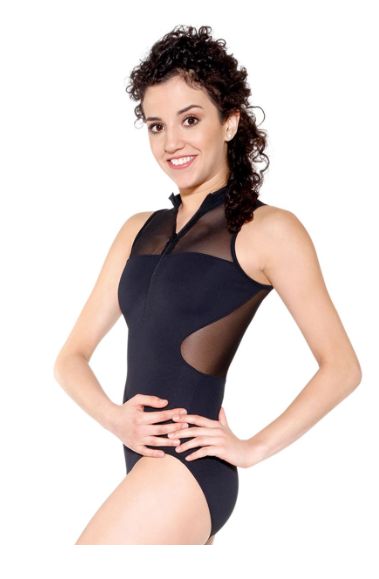 SoDanca Zip Front w/ Mesh Leotard