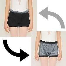 Bullet Pointe Trash Bag Shorts