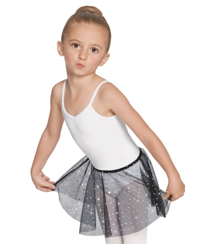 Eurotard metallic tulle pull-on skirt