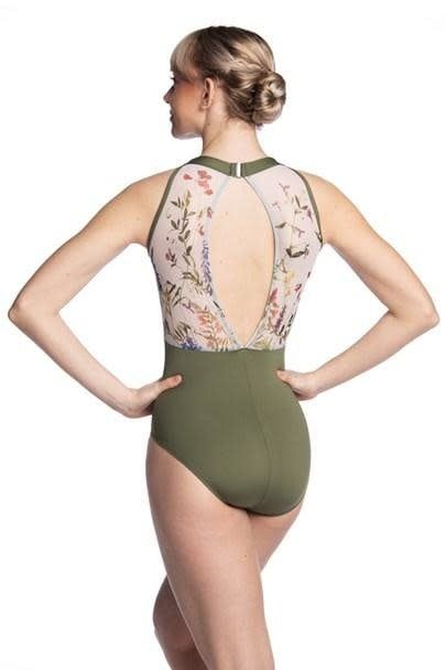 Valerie Leotard with Dreamy Floral Print