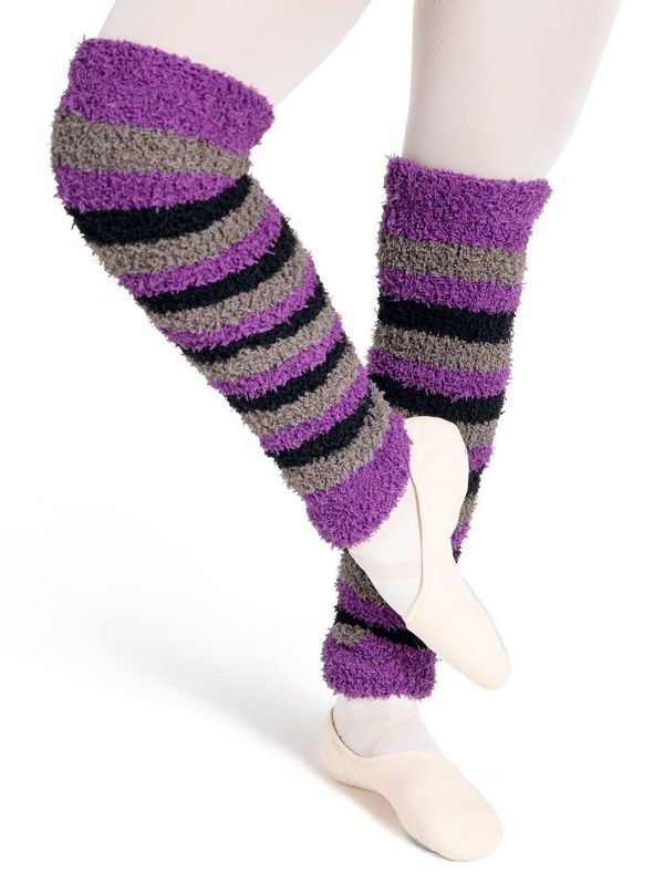 Harmonie 18&quot; Striped Pamper Legwarmer