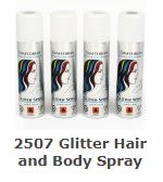 Body and Hair glitter spray