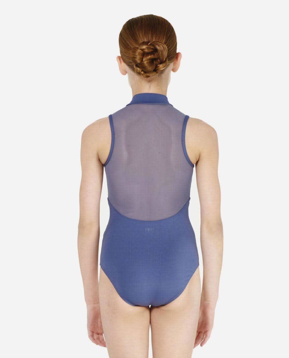 Girls Halter Zip Front Leotard Chane