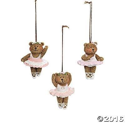 Ballerina Bear Ornament