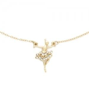 Gold Ballerina Necklace