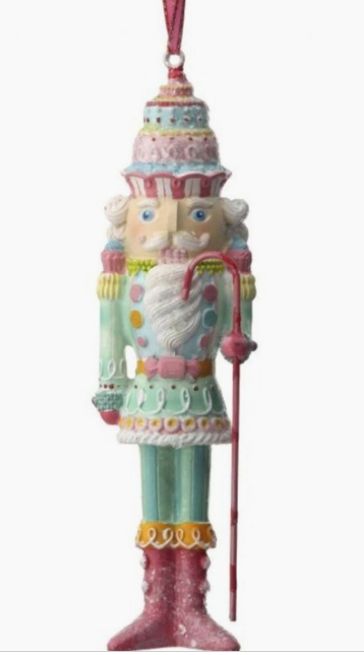 6” Pastel Nutcracker Ornament Christmas