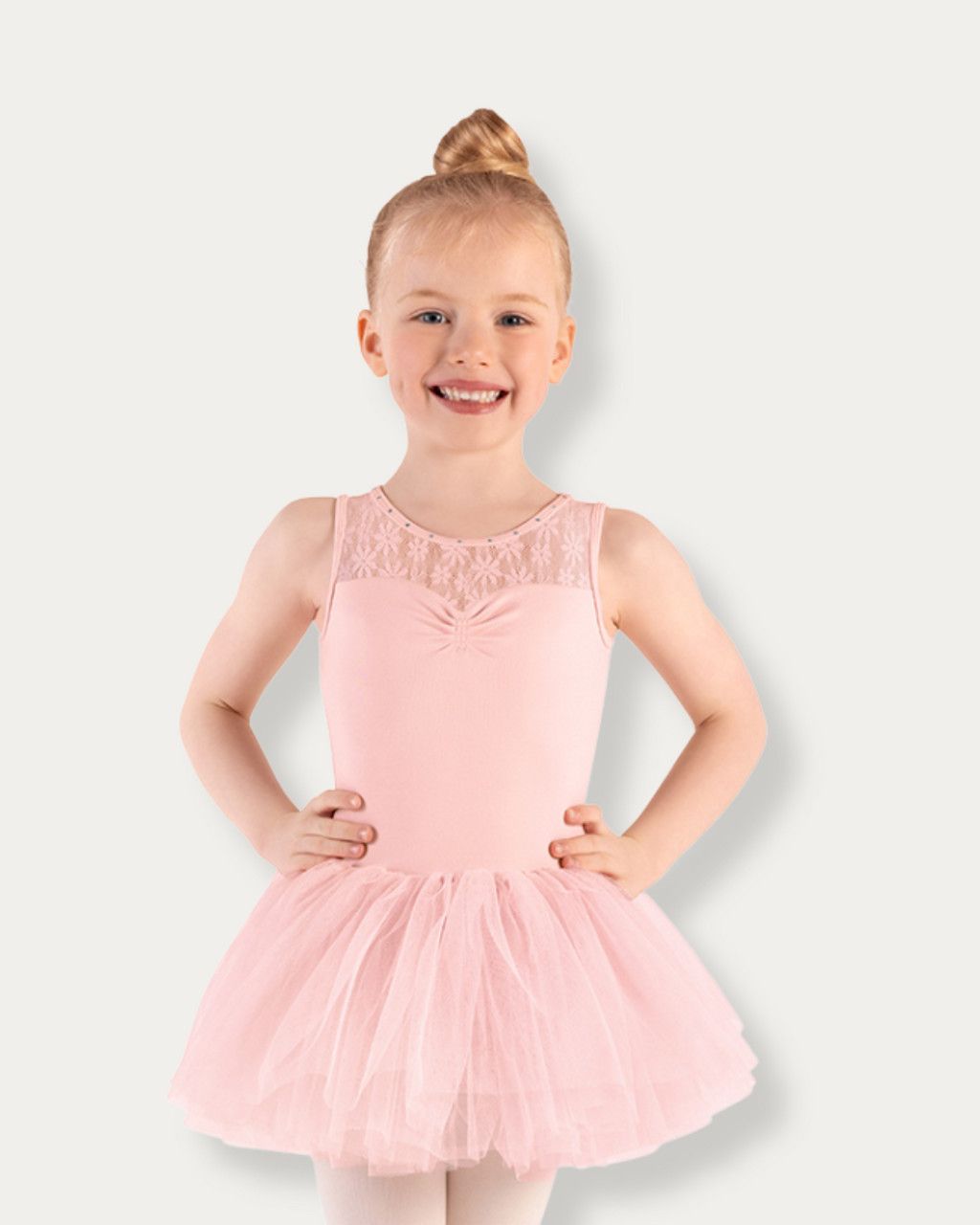Bloch Daisy Lace Tutu Leo -Pink