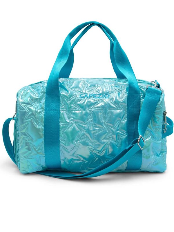 Metallic star travel duffle