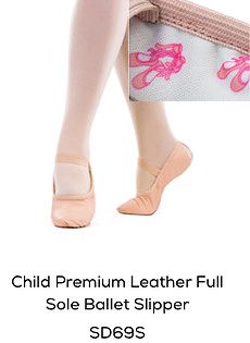 SoDanca Child Leather Ballet Shoe, Color: Pink 40, Width: C, Length: 9