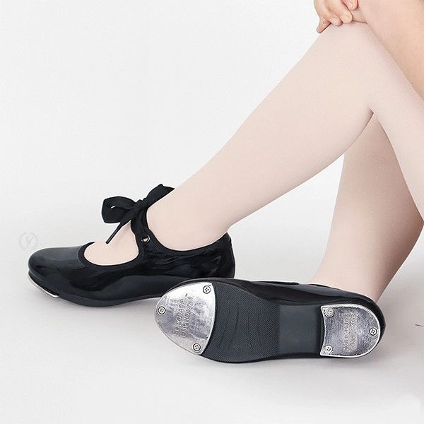 Eurotard Girl's Lindy Patent Tap shoe