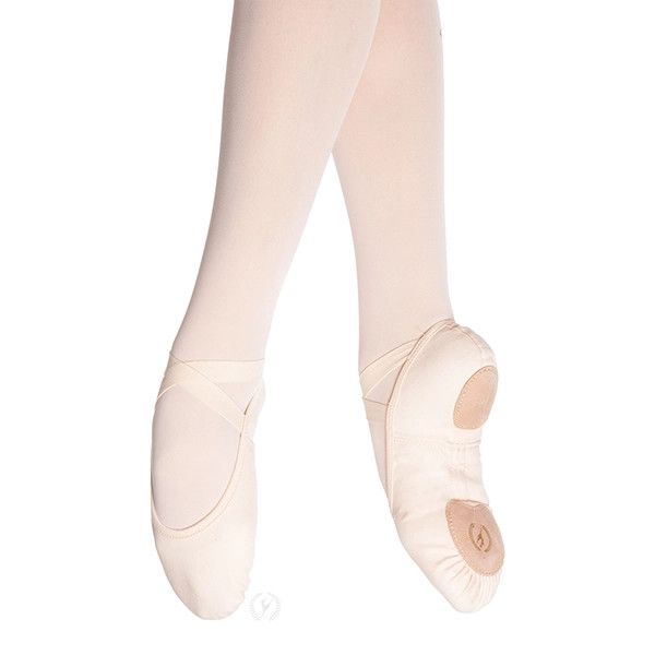 Eurotard Adult Assemblé Split Sole Canvas Ballet Shoes
