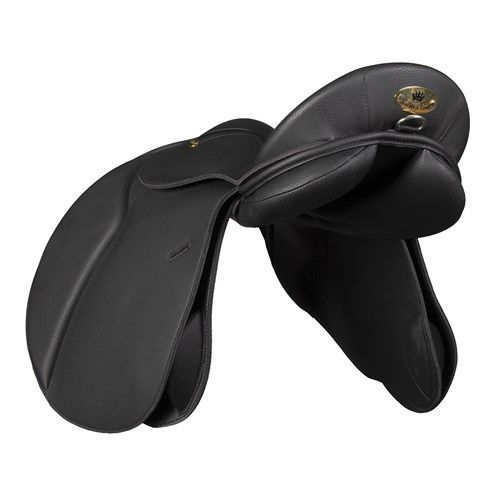J&amp;L Synthetic saddle Black Adjustable Gullet