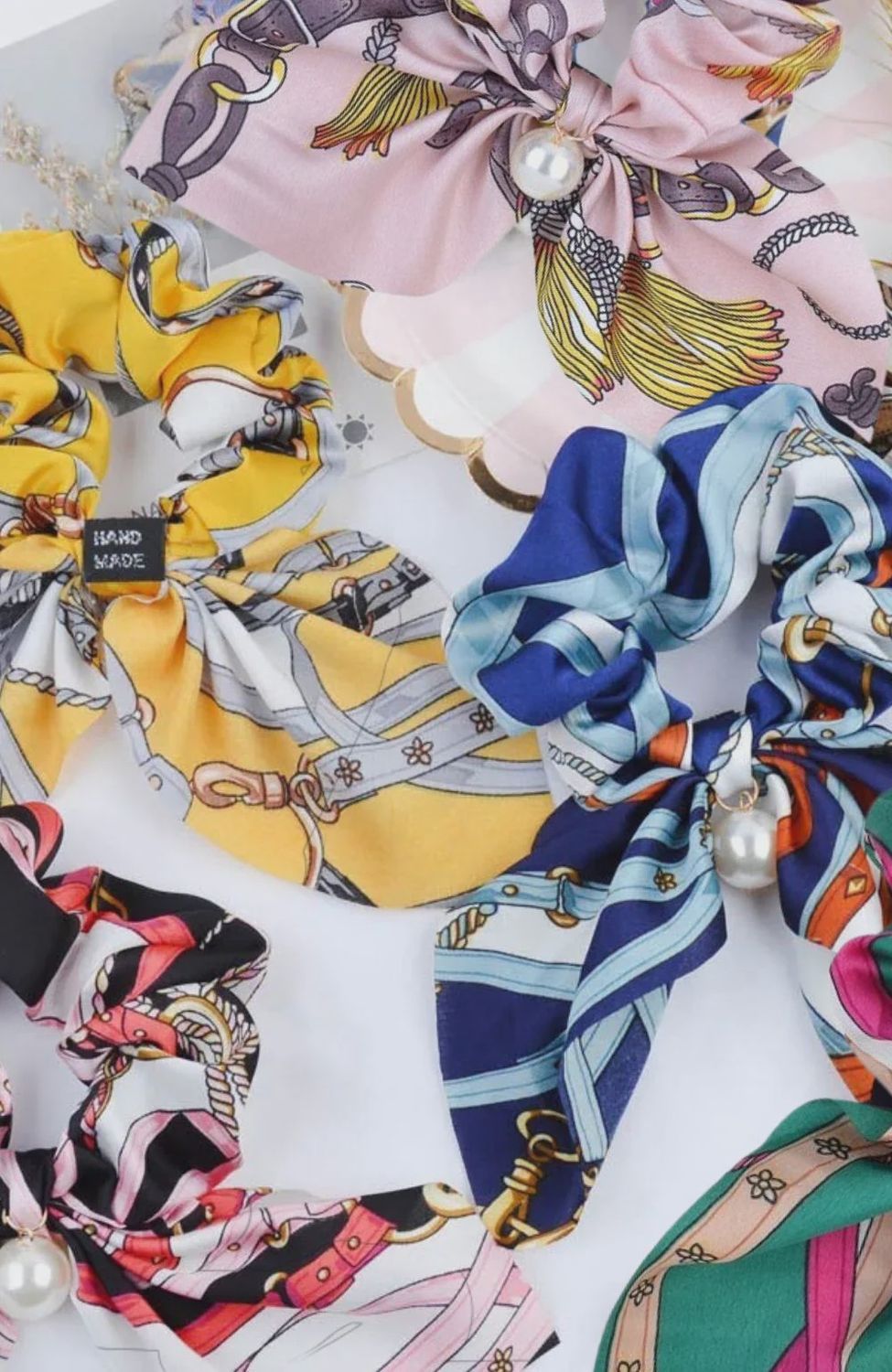 BARE Equestrian - Silk Scrunchies Various