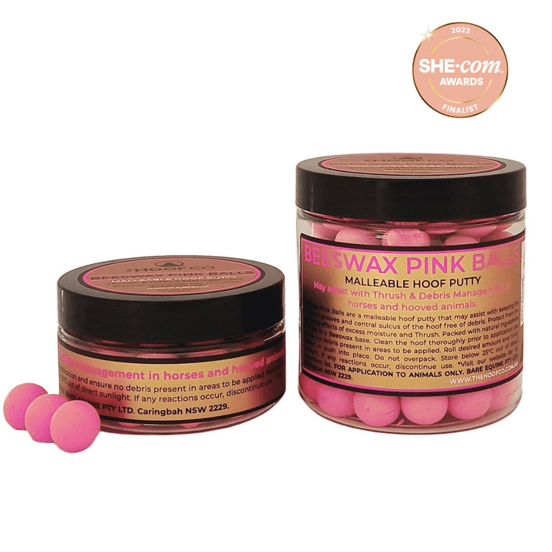Beeswax PINK balls 40 Ball Jar