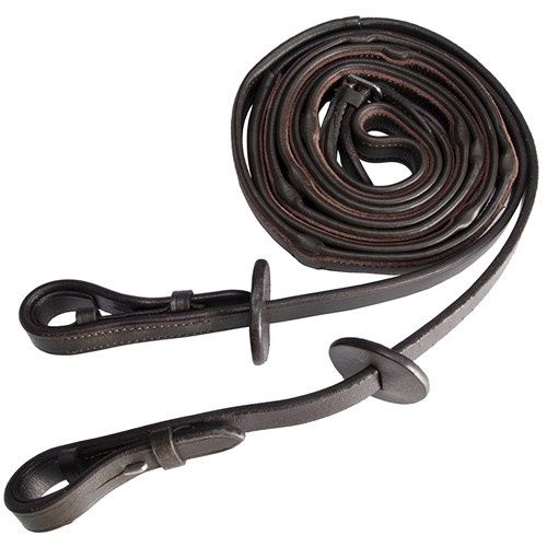 J&amp;L grip stop reins Brown