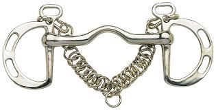 Kimblewick Bit with Slot cheeks &amp; Port mouth