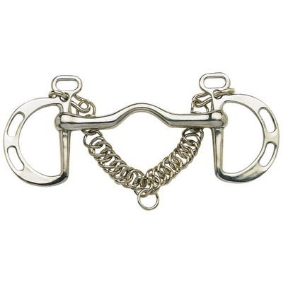 Kimblewick slotted cheeck with Port mouth