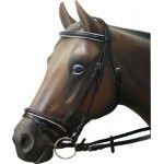 Top Hand Snaffle Bridle Black