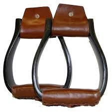 Aluminium Oxbows Black - w/Leather Treads