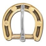 Horse Shoe Buckle Brass - 1 1/2 (38mm)