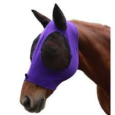 Lycra Fly Mask Cob Purple