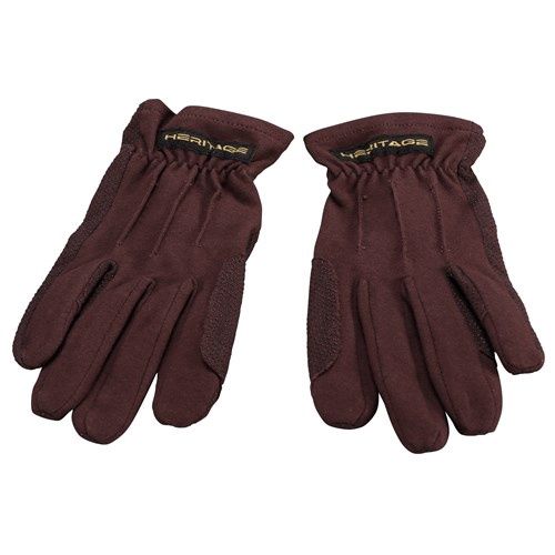 Heritage Power Grip Gloves Brown