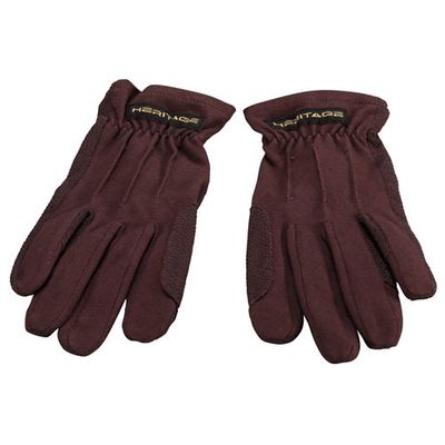 Heritage Power Grip Gloves Brown