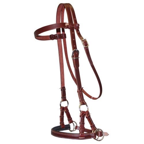 Padded Nose Side Pull Latigo