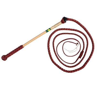 Nemeth Redhide Stockwhip 4 PLAIT - STC