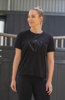 Bare Equestrian - Black Logo T-Shirt - Black