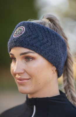 BARE Equestrian - Winter Series - Evie Emblem Headband - Dark Navy