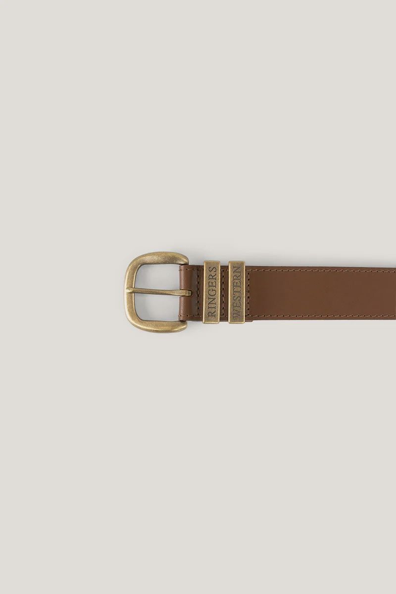 Ringers Western James Belt Brown/Gold