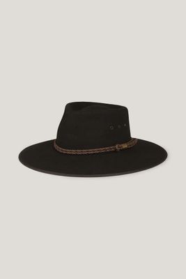 Ringers Western Felt Black Minamura hat