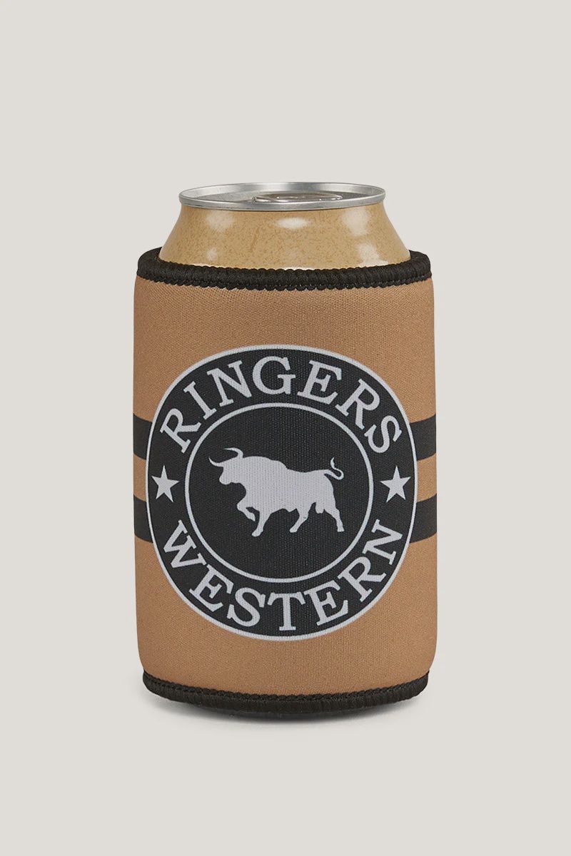 Clay/Black Ringers Western Stubby Cooler