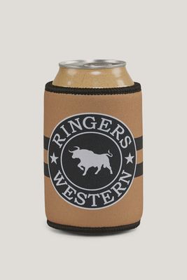 Clay/Black Ringers Western Stubby Cooler