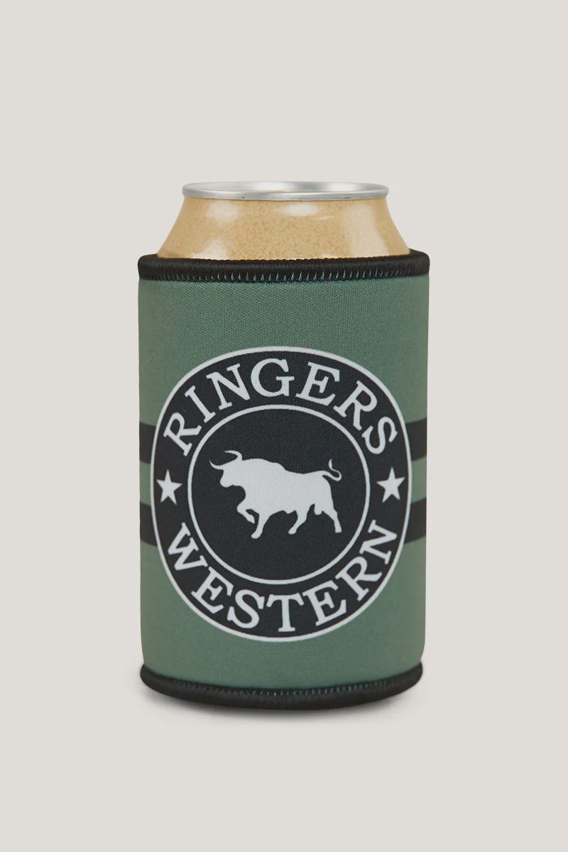 Leaf/Black Ringers Western Stubby Cooler