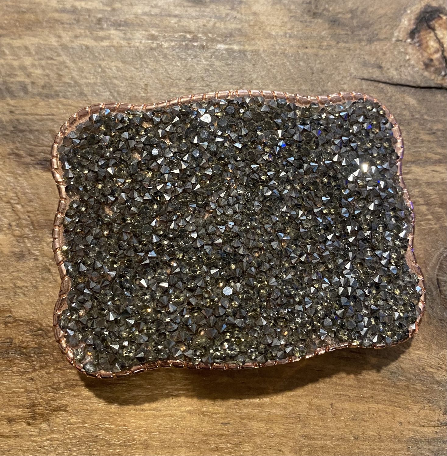Rose Gold Diamonti Belt Buckle