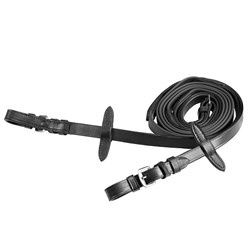 Leather Reins w/Rubber Grip Brown 5/8&quot;