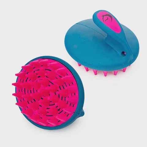 Palm Curry Comb, Colour: Pink/Blue